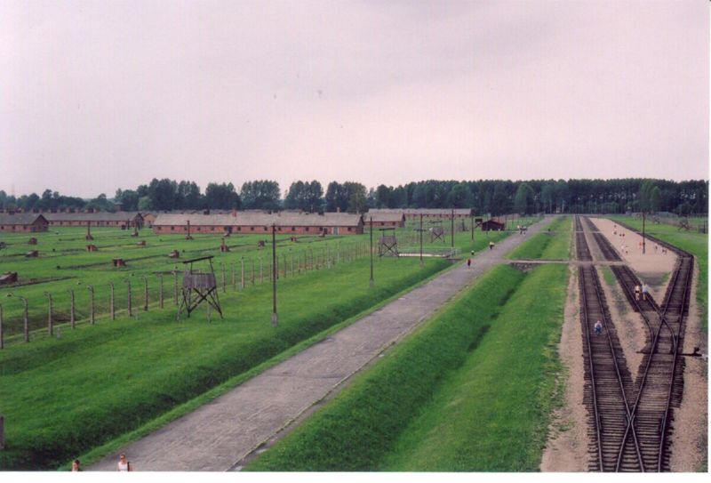 Birkenau - ramp panorama